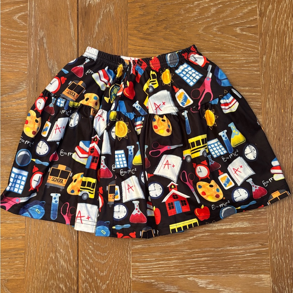 School pattern skirt 4-5t